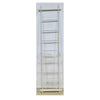 Plant Display Stand 87 Inch 7 Tier Ladder Design White Metal Body BM331474