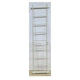 Plant Display Stand 87 Inch 7 Tier Ladder Design White Metal Body BM331474