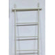 Plant Display Stand 87 Inch 7 Tier Ladder Design White Metal Body BM331474