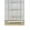 Plant Display Stand 87 Inch 7 Tier Ladder Design White Metal Body BM331474