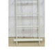 Plant Display Stand 87 Inch 7 Tier Ladder Design White Metal Body BM331474