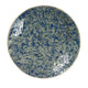 Qwin Decorative Wall Platter 24 Inch Blue Broken Glass Mosaic Pattern