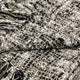 Ivy Accent Throw Blanket, Black Woven Cotton Extra Soft Viscose Fabric