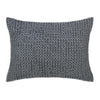 Cae Standard Pillow Sham, Blue Cotton, Belgian Flax Linen, 20x26