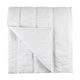 Rawi Queen Size Quilt Channel Stitched White Sustainable Ramie Cotton BM331495