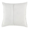 Rawi Square Euro Pillow Sham 26 Inch Channel White Cotton Ramie