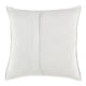 Rawi Square Euro Pillow Sham 26 Inch Channel White Cotton Ramie