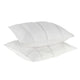 Rawi Square Euro Pillow Sham 26 Inch Channel White Cotton Ramie