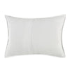 Rawi Standard Pillow Sham Channel Stitch White Ramie Cotton 20x26