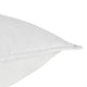 Rawi Standard Pillow Sham Channel Stitch White Ramie Cotton 20x26