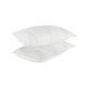 Rawi Standard Pillow Sham Channel Stitch White Ramie Cotton 20x26