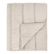 Rawi King Quilt Beige Sustainable Channel Stitch Ramie and Cotton BM331501