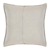Rawi Square Euro Pillow Sham 26 Inch Beige Channel Ramie and Cotton