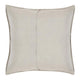 Rawi Square Euro Pillow Sham 26 Inch Beige Channel Ramie and Cotton