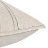 Rawi Square Euro Pillow Sham 26 Inch Beige Channel Ramie and Cotton