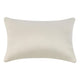 Dolu Lumbar Throw Pillow Hand Woven Texture 20 Inch Recycled Ivory