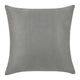 Dolu Throw Pillow Hand Woven Texture 24 Inch Recycled Dark Gray