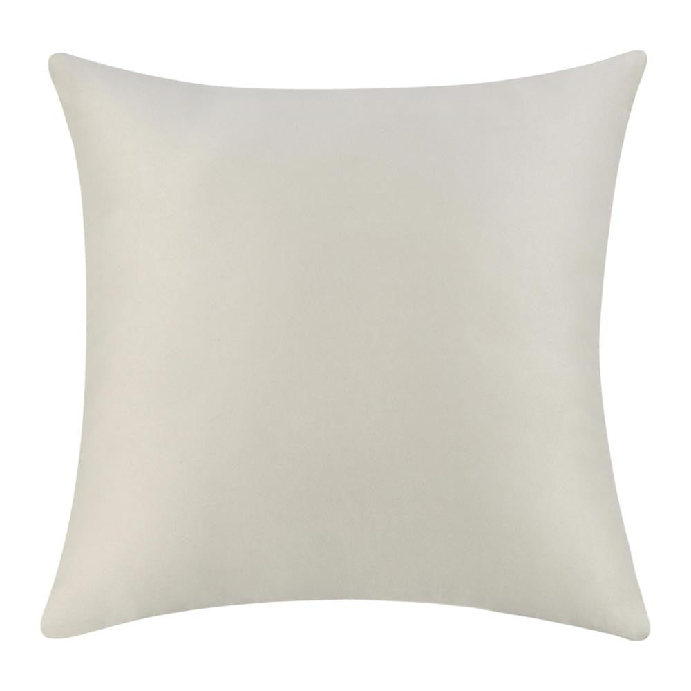 Dolu Throw Pillow Hand Woven Texture 24 Inch Recycled Ivory White