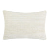 Alty Lumbar Throw Pillow, 14x20 Inch Ivory Woven Jute Design, Feather