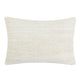 Alty Lumbar Throw Pillow, 14x20 Inch Ivory Woven Jute Design, Feather