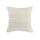 Alty Throw Pillow, 22 Inch Ivory Woven Jute Design, Feather Insert