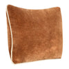 Hillary Lumbar Throw Pillow 14x20 Inch Brown Cotton Velvet Reversible