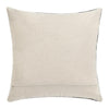 Skio Throw Pillow Marble Yarn Texture Square 22 Inch Gray Viscose