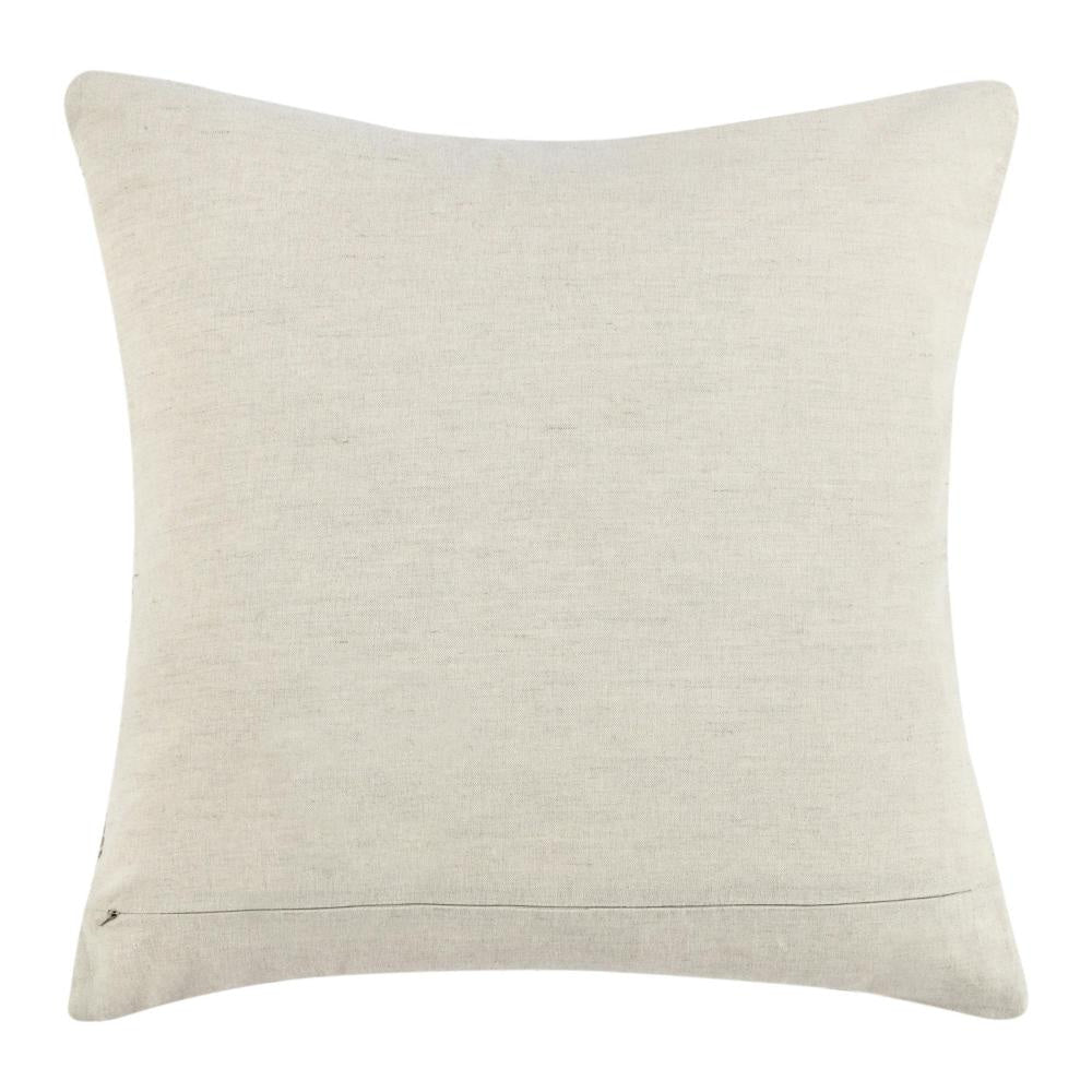 Skio Throw Pillow Marble Yarn Texture Square 22 Inch Brown Viscose