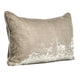 Timo Lumbar Throw Pillow 14x26 Inch Beige Viscose Reversible Design