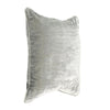 Timo Throw Pillow Square 24 Inch Gray Silk Viscose Reversible
