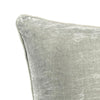 Timo Throw Pillow Square 24 Inch Gray Silk Viscose Reversible