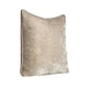Timo Throw Pillow Square 24 Inch Beige Silk Viscose Reversible