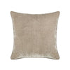 Timo Throw Pillow, Square 24 Inch Beige Silk Viscose, Reversible