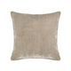 Timo Throw Pillow, Square 24 Inch Beige Silk Viscose, Reversible