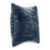 Timo Throw Pillow Square 24 Inch Blue Silk Viscose Reversible Design