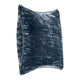 Timo Throw Pillow Square 24 Inch Blue Silk Viscose Reversible Design