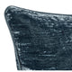 Timo Lumbar Throw Pillow 14x26 Inch Blue Silk Viscose Reversible
