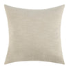 Throw Pillow Metallic Embroidery 22 Inch Gray Cotton Polyester BM331543