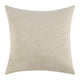 Throw Pillow Metallic Embroidery 22 Inch Gray Cotton Polyester BM331543