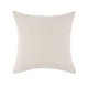 Throw Pillow Jute Linen Embroidery Pattern Square 26 Inch Beige BM331545