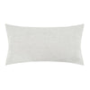 Mulo Lumbar Throw Pattern Foliage Pattern 14x26 Inch Brown Flax Linen