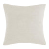 Throw Pillow Square 22 Inch Jute Embroidery White Blue Beige Green BM331552