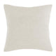 Throw Pillow Square 22 Inch Jute Embroidery White Blue Beige Green BM331552