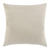 Rijo Throw Pillow Square 22 Inch Hand Embroidery Brown Flax Linen BM331554