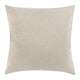 Rijo Throw Pillow Square 22 Inch Hand Embroidery Brown Flax Linen BM331554