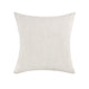 Broz Accent Throw Pillow 20 Inch Wool Applique Ivory Cotton Linen BM331562