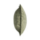 Pixie Throw Pillow Self Flange 22 Inch Green Cotton Linen Blend