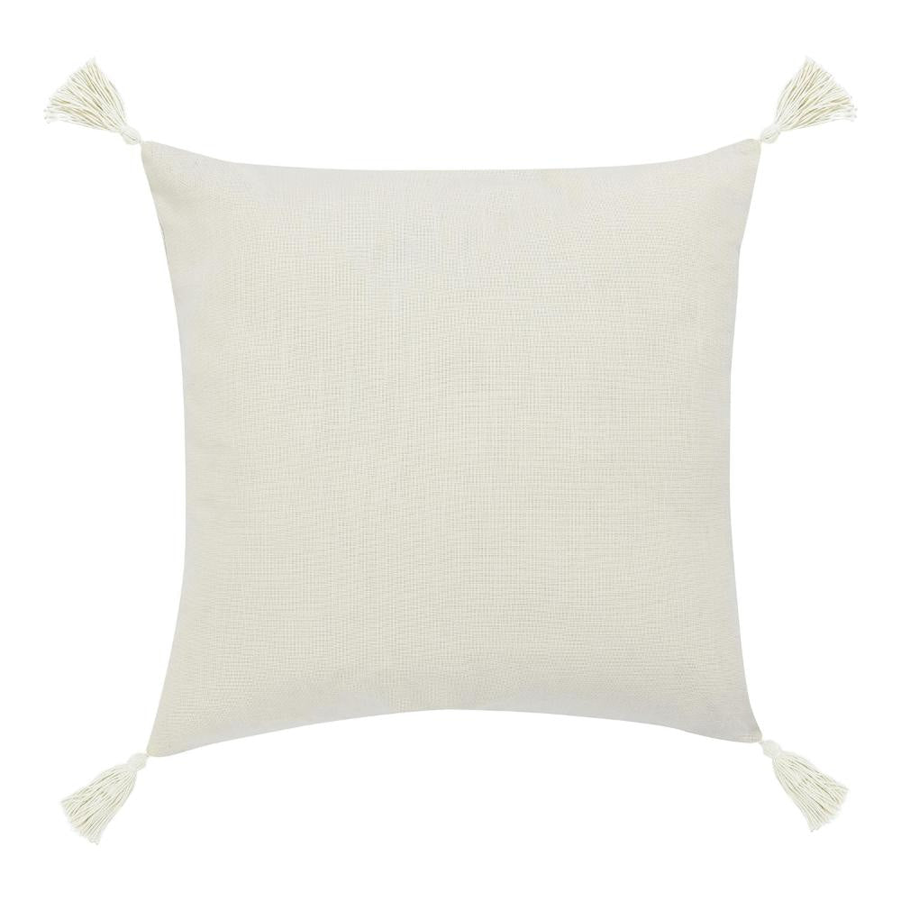 Pini Throw Pillow Boho Design Stripe Pattern 22 Inch Beige Linen BM331566