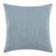 Reto Throw Pillow 22 Inch Striped Tape Applique Blue Cotton Linen BM331576