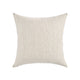 Irma Throw Pillow 22 Inch Stripe Pattern Beige Cotton Linen Blend BM331579